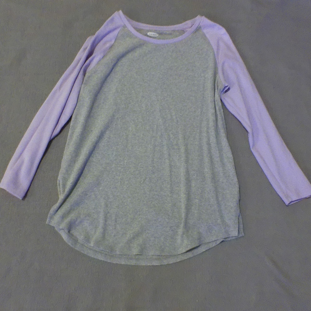 Purple and Grey Long Sleeve